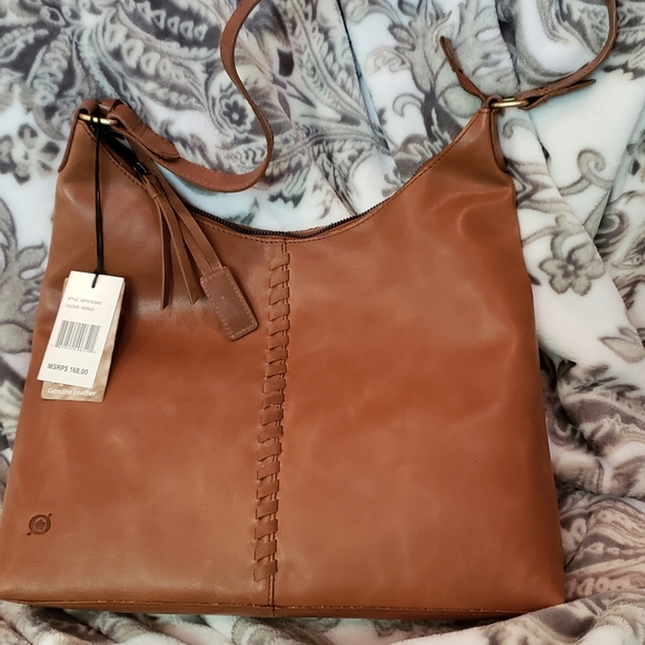 born leather purse